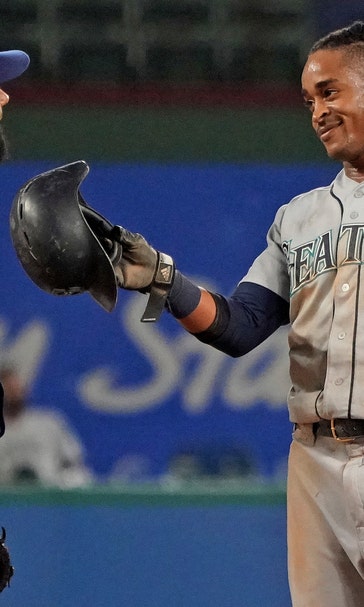 Mariners score twice in ninth inning, beat Rangers 5-3